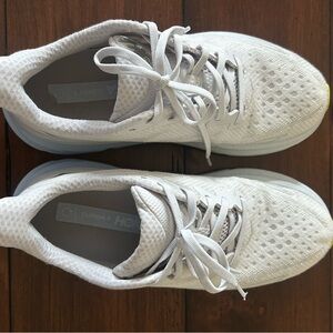 Hoka One One Clifton 9  Light Gray Sneakers